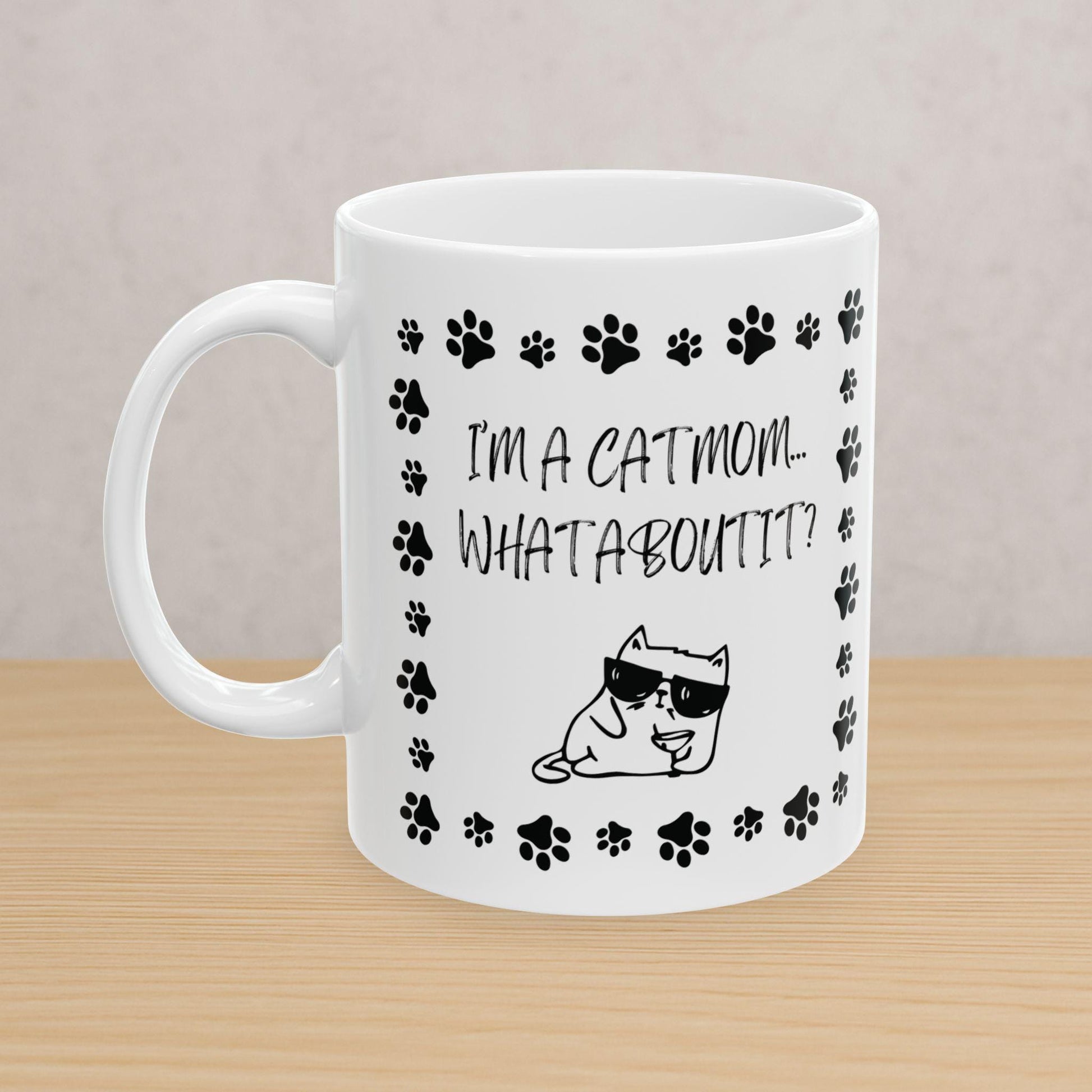Copy of Cute Cat Mama Ceramic Mug - Perfect Gift for Cat Lovers, Animal Enthusiasts, Pet Owners, Cat-Themed Decor, Birthday Gift