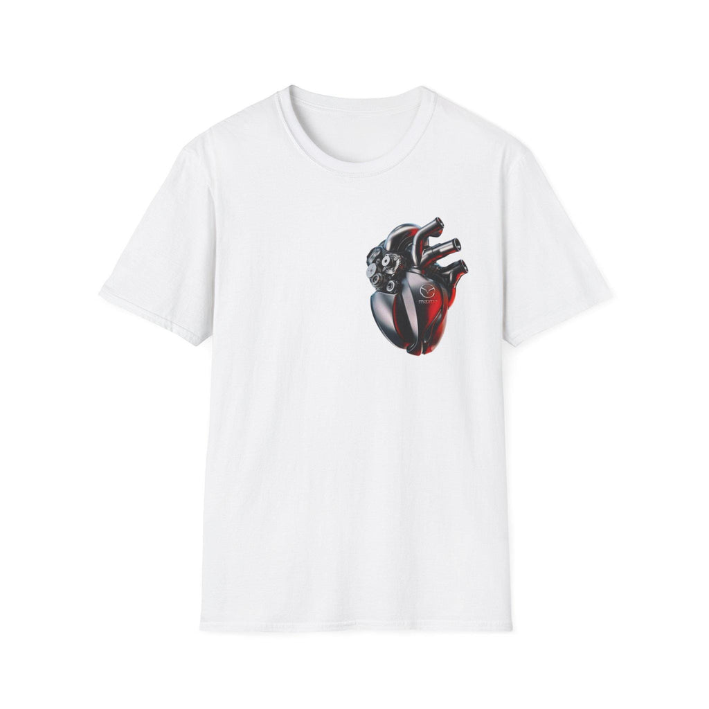 Graphic Heart Unisex Softstyle T-Shirt - Casual Wear, Gifts for Friends, Heart Art Shirt, Everyday Comfort, Unique Graphic Tee