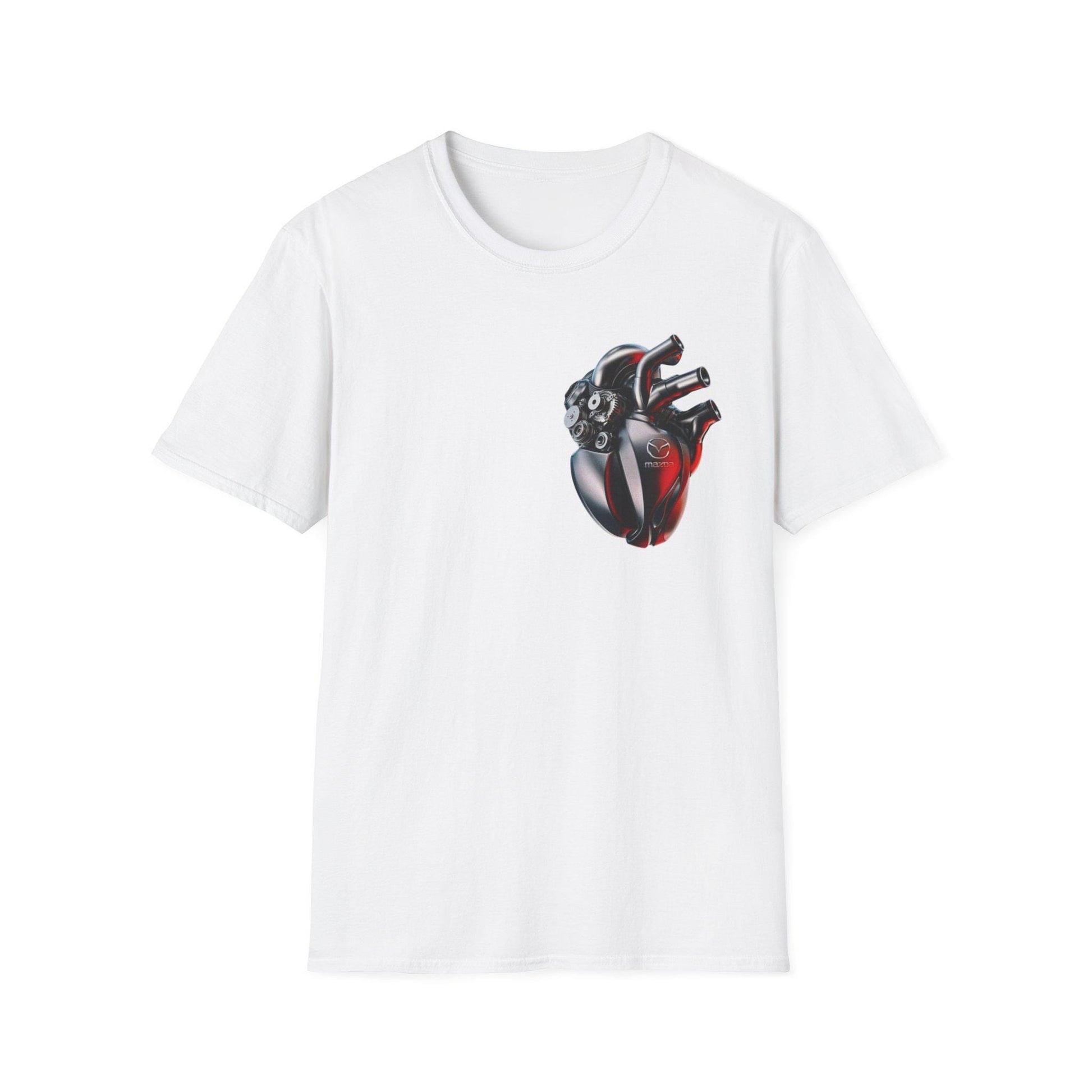 Graphic Heart Unisex Softstyle T-Shirt - Casual Wear, Gifts for Friends, Heart Art Shirt, Everyday Comfort, Unique Graphic Tee