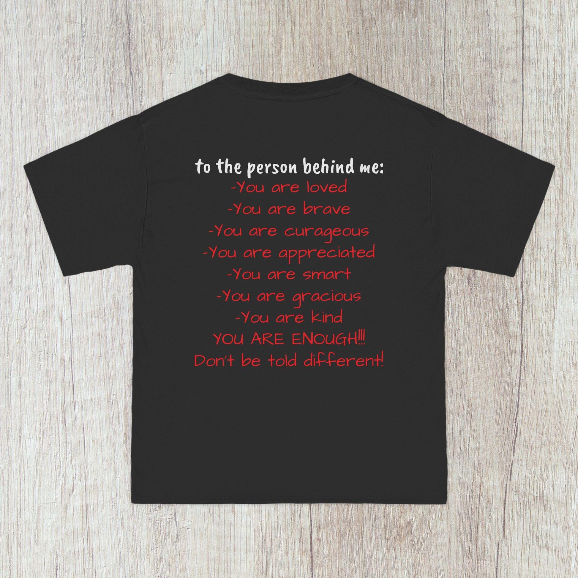 Empowerment Message Tee - Short-Sleeve Oversized T-Shirt, Inspirational Gift, Motivational Apparel, Affirmation Shirt, Self-Love Wear