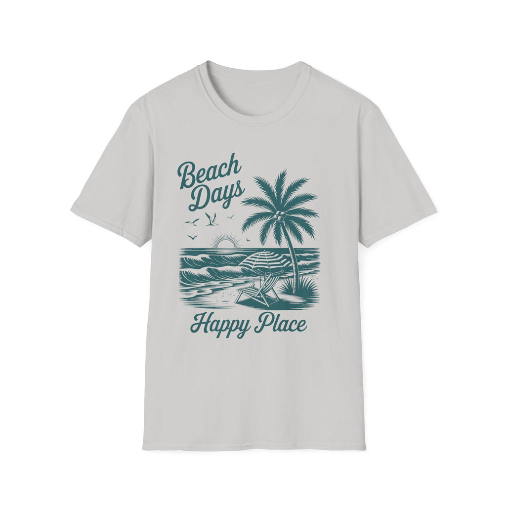 Beach Days Unisex Softstyle T-Shirt | Summer Vibes, Vacation Wear, Gift for Beach Lovers, Casual Tee, Relaxed Fit, Coastal Aesthetic