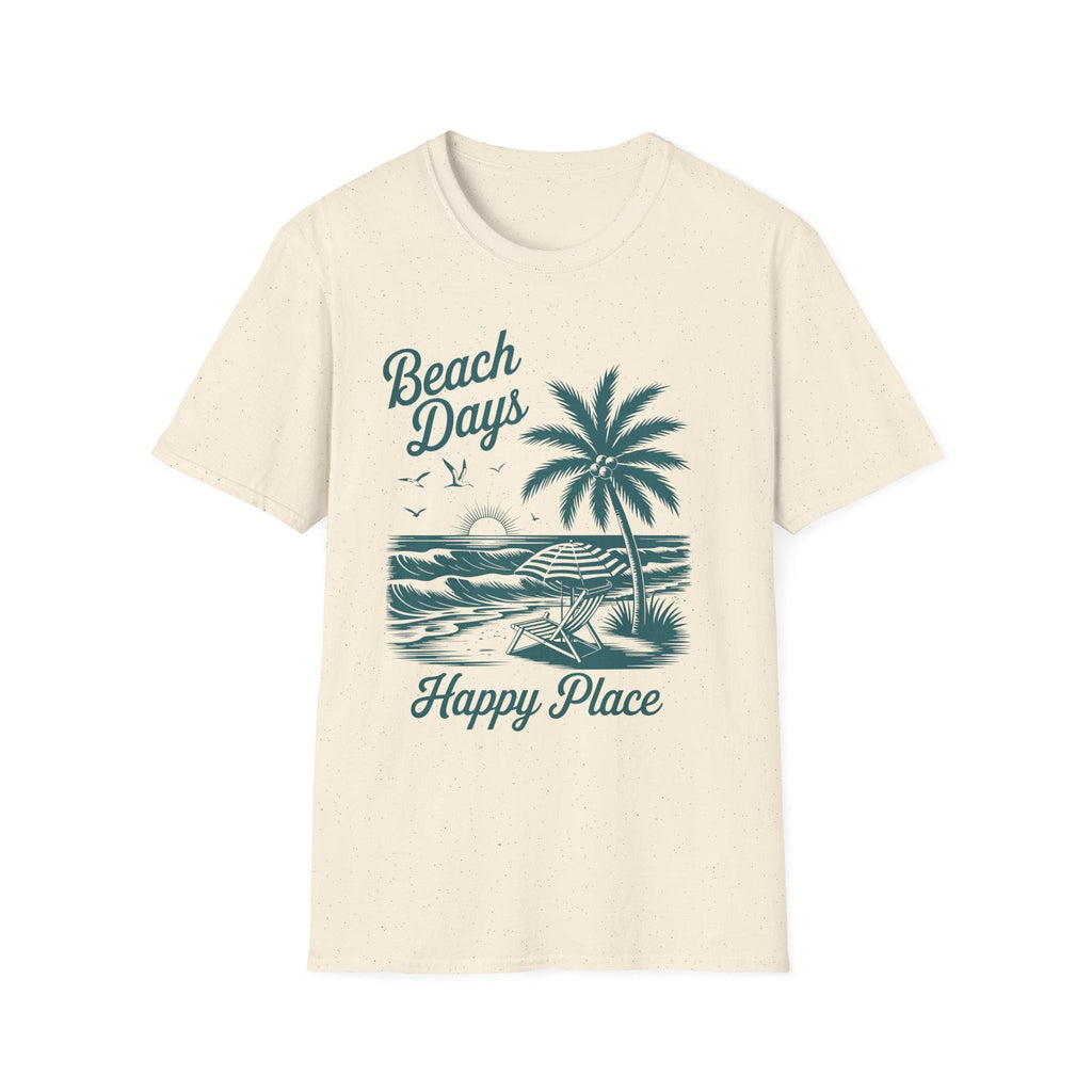 Beach Days Unisex Softstyle T-Shirt | Summer Vibes, Vacation Wear, Gift for Beach Lovers, Casual Tee, Relaxed Fit, Coastal Aesthetic