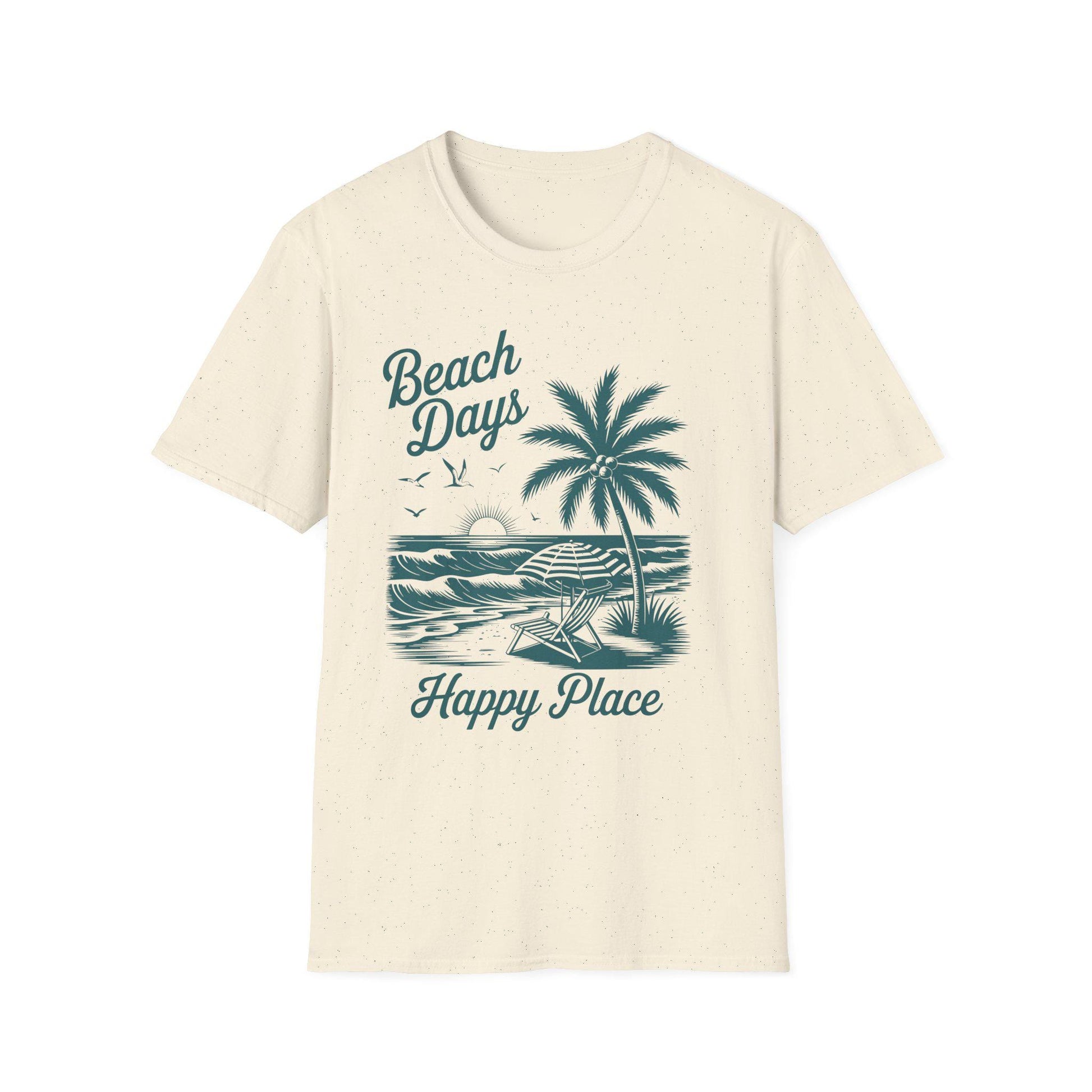 Beach Days Unisex Softstyle T-Shirt | Summer Vibes, Vacation Wear, Gift for Beach Lovers, Casual Tee, Relaxed Fit, Coastal Aesthetic
