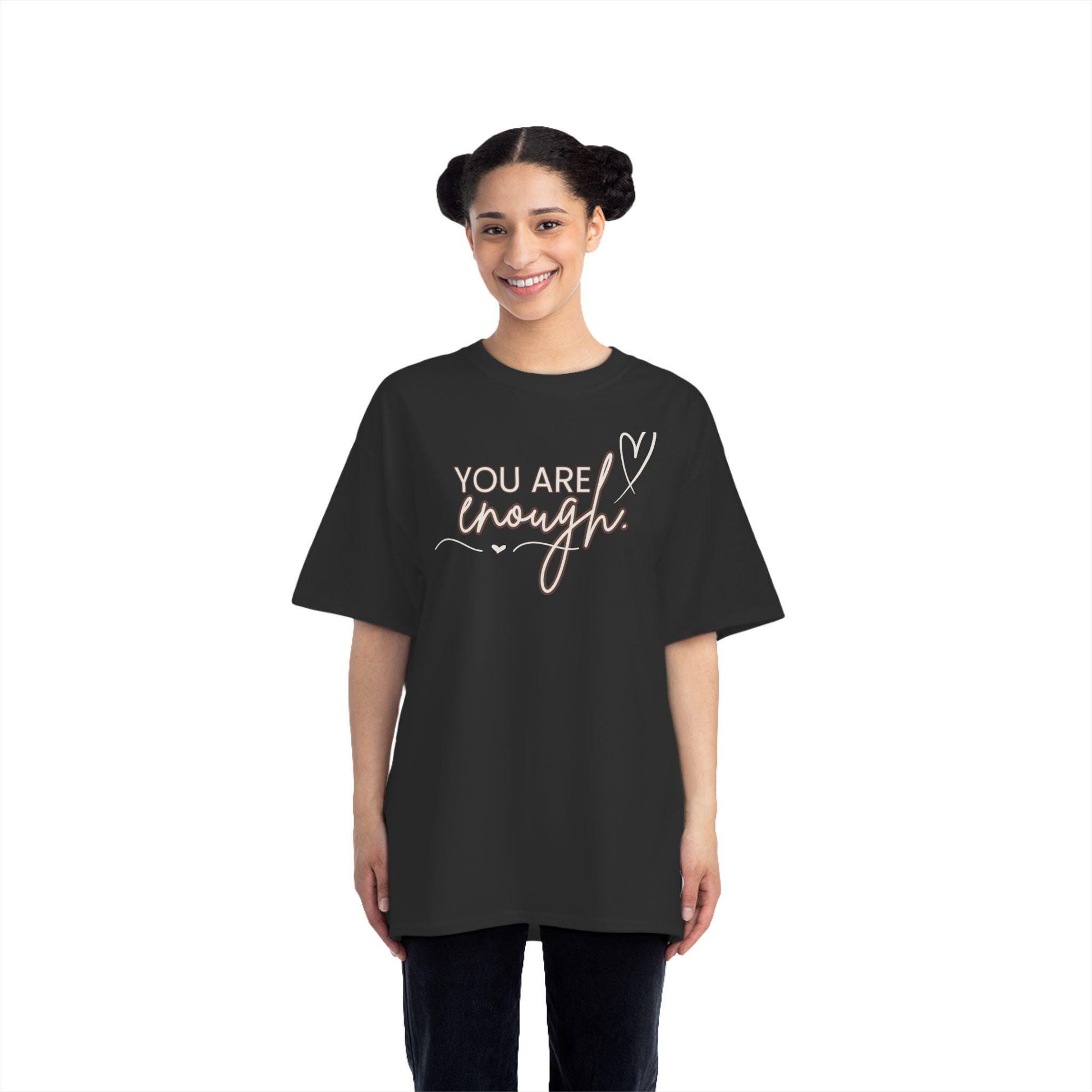 Empowerment Message Tee - Short-Sleeve Oversized T-Shirt, Inspirational Gift, Motivational Apparel, Affirmation Shirt, Self-Love Wear